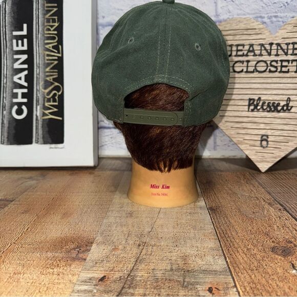 Smokey The Bear Hat Adult Snapback Green Baseball Cap Rope Patch 5 Panel - Picture 6 of 9